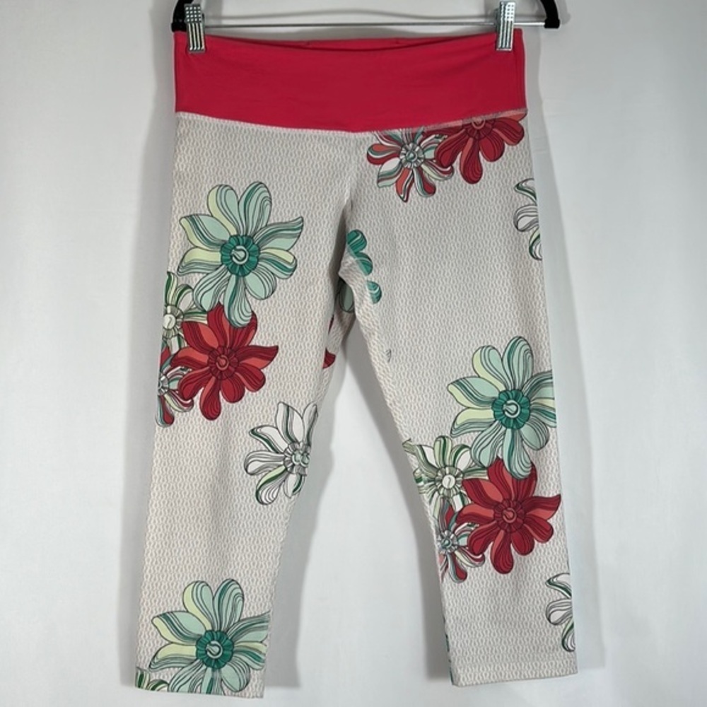 Lululemon Wunder Under Tight Multi Up and Down Print Crop Leggings